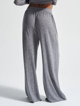 Seamless Basic Woolen Barbera | Merinowolle Pants Grey Melange
