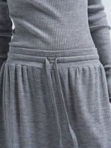 Seamless Basic Woolen Barbera | Merinowolle Pants Grey Melange