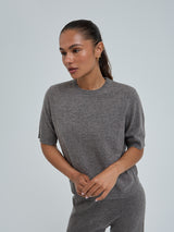 Seamless Basic Classic T-shirt | Wolle Kaschmir T-shirt Heather Mushroom