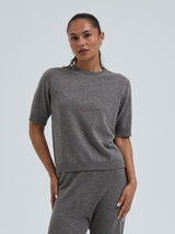 Seamless Basic Classic T-shirt | Wolle Kaschmir T-shirt Heather Mushroom