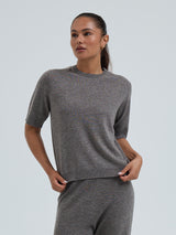 Seamless Basic Classic T-shirt | Wolle Kaschmir T-shirt Heather Mushroom