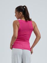 Seamless Basic Cotton Bella | Baumwolle Tank Top Berry Pink
