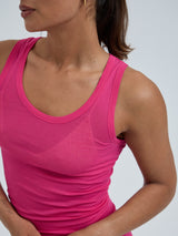 Seamless Basic Cotton Bella | Baumwolle Tank Top Berry Pink
