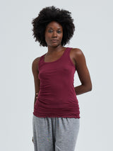 Seamless Basic Cotton Bella | Baumwolle Tank Top Burgundy