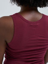 Seamless Basic Cotton Bella | Baumwolle Tank Top Burgundy