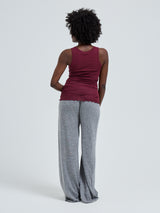 Seamless Basic Cotton Bella | Baumwolle Tank Top Burgundy