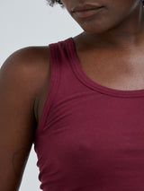Seamless Basic Cotton Bella | Baumwolle Tank Top Burgundy
