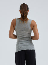 Seamless Basic Cotton Bella | Baumwolle Tank Top Grey Melange