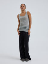 Seamless Basic Cotton Bella | Baumwolle Tank Top Grey Melange