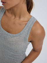 Seamless Basic Cotton Bella | Baumwolle Tank Top Grey Melange
