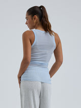 Seamless Basic Cotton Bella | Baumwolle Tank Top Hazy Sky