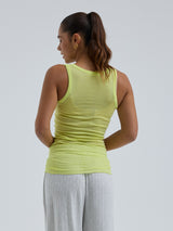Seamless Basic Cotton Bella | Baumwolle Tank Top Neon Yellow