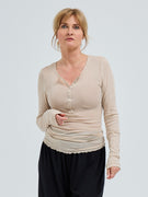Cotton Granddad | Baumwolle - Dark sand