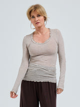 Seamless Basic Cotton Romance | Baumwolle L/S T-Shirt Desert Melange