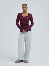Seamless Basic Cotton Romance | Baumwolle L/S T-Shirt Vineyard