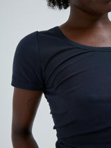 Seamless Basic Cotton Roseanna | Baumwolle S/S T-Shirt Midnight