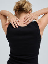 Seamless Basic Crush | Bio-Baumwolle Tank Top Black