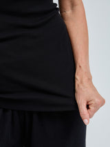 Seamless Basic Crush | Bio-Baumwolle Tank Top Black