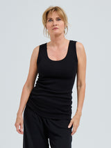 Seamless Basic Crush | Bio-Baumwolle Tank Top Black