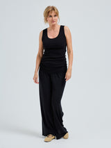 Seamless Basic Crush | Bio-Baumwolle Tank Top Black