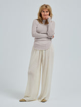 Seamless Basic Elegante | Merinowolle L/S T-Shirt Beige