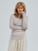 Seamless Basic Elegante | Merinowolle L/S T-Shirt Beige