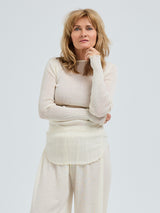 Seamless Basic Elegante | Merinowolle L/S T-Shirt Off-White