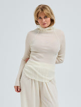 Seamless Basic Fiori | Merinowolle L/S T-Shirt Off-White