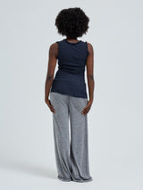 Seamless Basic Flounce | Baumwolle Tank Top Midnight