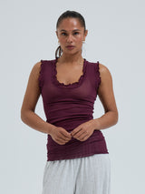 Seamless Basic Flounce | Baumwolle Tank Top Vineyard