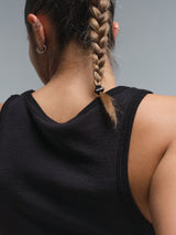 Seamless Basic Woolen Isa | Merinowolle Tank Top Black