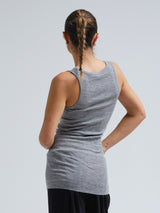 Seamless Basic Woolen Isa | Merinowolle Tank Top Grey Melange