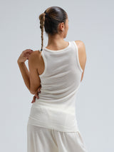 Seamless Basic Woolen Isa | Merinowolle Tank Top Off-White