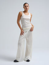 Seamless Basic Woolen Isa | Merinowolle Tank Top Off-White