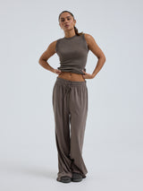 Seamless Basic Jacquard Pants | Baumwolle Pants Fungi