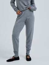 Seamless Basic Knitted leggings | Wolle Kaschmir T-shirt Ash Melange