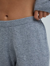 Seamless Basic Knitted leggings | Wolle Kaschmir T-shirt Ash Melange