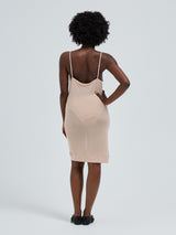 Seamless Basic Lace Silk Slip | Mulberry Seide Slip Dress Rosie Beige w. Rosie Beige