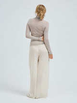 Seamless Basic Nouveau | Baumwolle Roll Neck Desert Melange