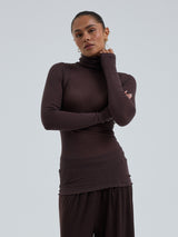 Seamless Basic Nouveau | Baumwolle Roll Neck Java