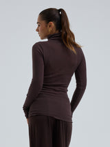 Seamless Basic Nouveau | Baumwolle Roll Neck Java
