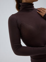 Seamless Basic Nouveau | Baumwolle Roll Neck Java