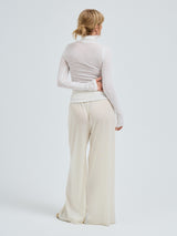 Seamless Basic Nouveau | Baumwolle Roll Neck Off-White