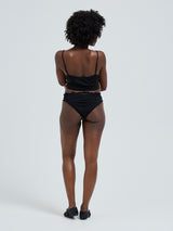 Seamless Basic Sheer Pantie | Seide 2-pack Panties Black