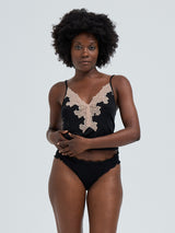 Seamless Basic Sheer Pantie | Seide 2-pack Panties Black