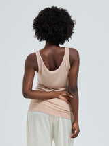 Seamless Basic Sheer Tank | Seide Tank Top Rosie Beige