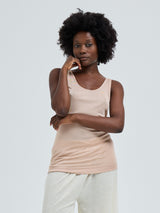 Seamless Basic Sheer Tank | Seide Tank Top Rosie Beige
