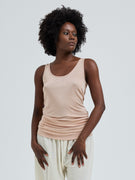 Sheer Tank | Seide - Rosie Beige