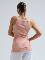 Seamless Basic Silky Daze | Seide Strap Top Dark sand/Burnt orange