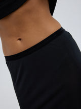 Seamless Basic Sporty Skirt | Seide Petticoat Black